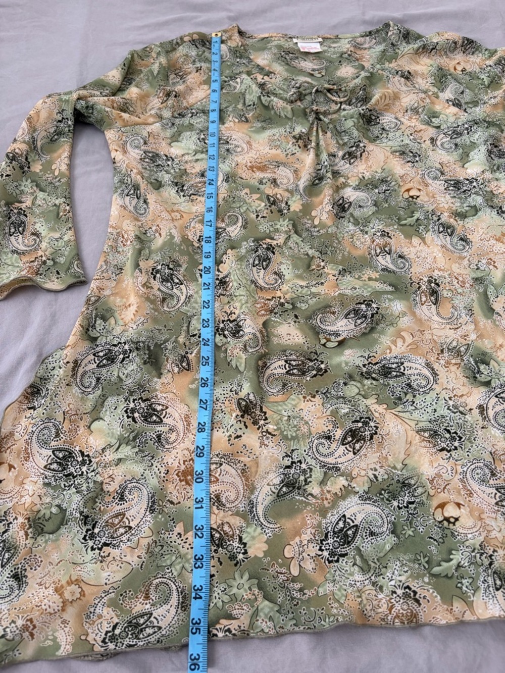 Vintage paisley dress - Picture 4 of 6